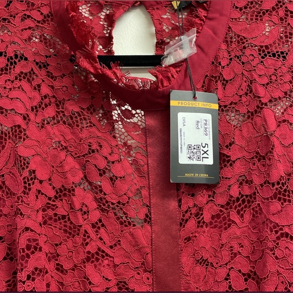 Miusol women’s floral lace maxi dress - Picture 4 of 6